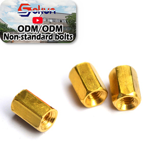Stainless Steel <strong>M3</strong> M4 M5 M6 M8 M10 Long Hex Sleeve Nut: Reliable Hex <strong>Coupling</strong> Nut for Secure Fastening - Product Image 1