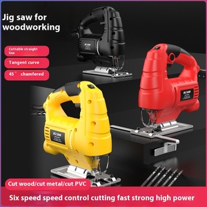 Çok fonksiyonlu Jig testere elektrik eğrisi testere ev çekme desen ağaç İşleme aleti manuel kesme güç testere aracı ile - Product Image 6