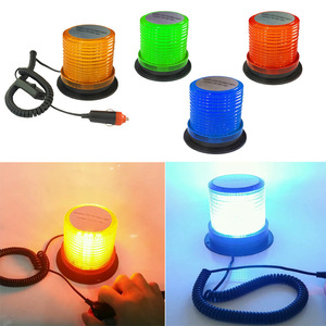 Revolution Led Amber Beacon 12 or 24 Volt Emergency Warning Strobe <strong>Light</strong> With Magnetic 30LED Safety Signal Lamp Hazard Traffic - Product Image 6