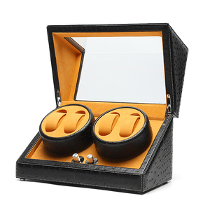 DIGU กล่องนาฬิกาหมุนมินิแบบอัตโนมัติ,กล่องนาฬิกาหมุนได้อัตโนมัติกล่องนาฬิกาแนวตั้งใช้พลังงานจากแบตเตอรี่แนวตั้ง - Product Image 5