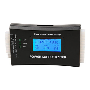 LCD Display PC Power Supply Tester <strong>Computer</strong> ATX/ITX/IDE/HDD/SATA/BYI Connectors Power Measuring Diagnostic Tool - Product Image 1