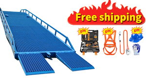 6t 10t 12t 15t <strong>Loading</strong> and <strong>Unloading</strong> Mobile Container Load Ramp Shipping Mobile <strong>Dock</strong> <strong>Leveler</strong> for Container