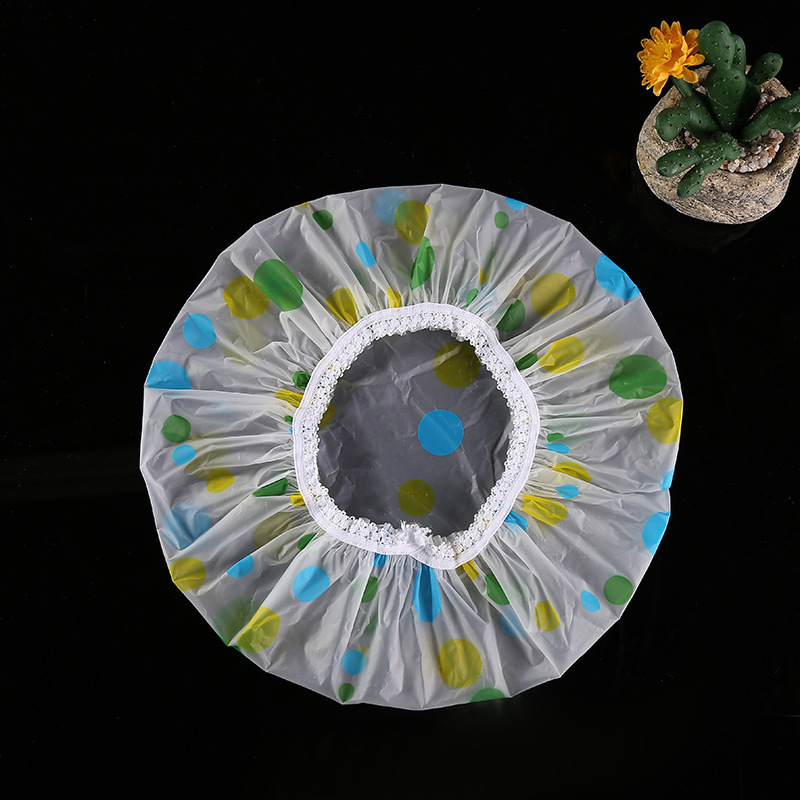 Points bleu jaune vert - diamètre 28cm