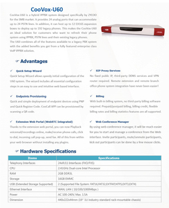 IP-Telekommunikationssystem VOIP PBX -U50 Unterstützung 100 Sip-Benutzer - Product Image 3