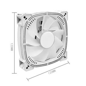 Ventilador PC RGB, ventilador de caja de 120mm con iluminación infinita, proveedor de fábrica, precio barato, ventilador enfriador de ordenador tipo D de 4 pines Pwm - Product Image 5