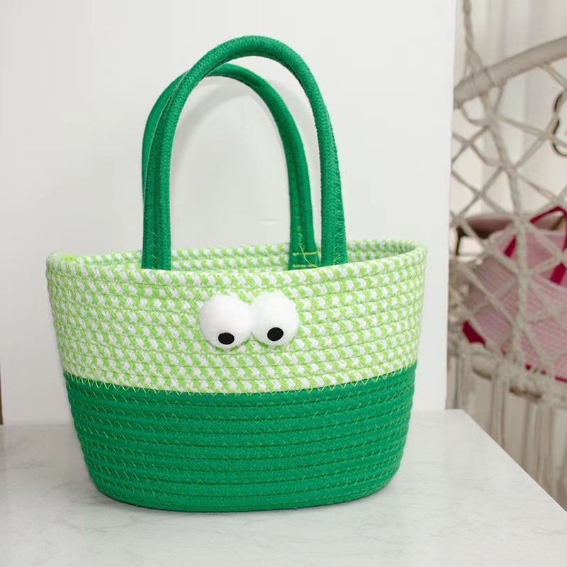 Grass green and fruit green monster bag