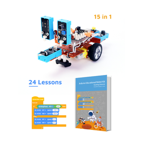 Mars Rover Educational Robot Kit Kompatibel mit Arduino IDE 15 in 1 Forms Robot Smart Kit Auto Elektroauto für Kid Coding Toy
