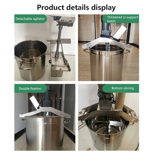 Kazıyıcı, pasta doldurma, soya sosu, sığır sosu karıştırma kabı, gaz ısıtma mikseri ile çok fonksiyonlu tencere sos işlemci - Product Image 2