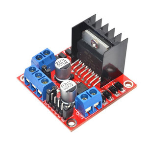 L298Nモータードライブボードモジュール12VDCステッパーモータースマートカーロボットアクセサリー開発ボード - Product Image 1