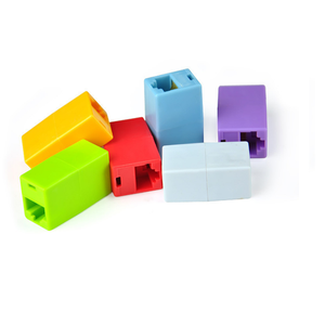 RJ45 Ethernet conexiones extensión de red LAN acoplador divisor enchufe 8P8C adaptador de color
