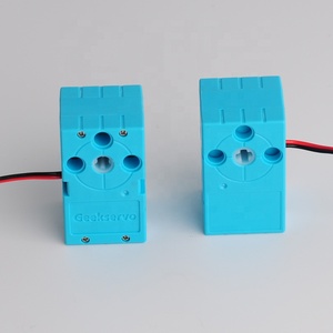 Geekservo Blue Motor 2 кг 360 градусов непрерывное вращение Серводвигатель двойной выходной вал программируемый для микро: бит умная модель автомобиля