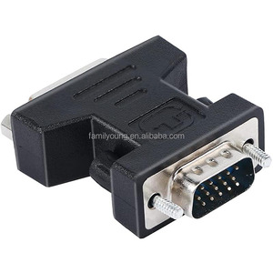 <strong>DVI</strong> to <strong>VGA</strong> Adapter <strong>DVI</strong>-I Female 24+5 to <strong>VGA</strong> Male Adapter HD Video Graphics Card Converter for PC HDTV Projector - Product Image 5