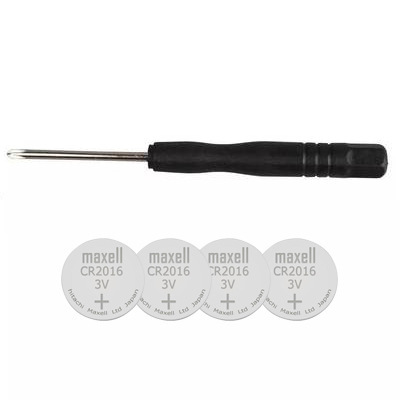 Glove accessories (4 batteries + 1 screwdriver)