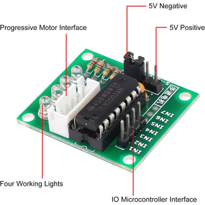 4-Phasen-Schrittmotortreiberplatine ULN2003 für Ardui 28BYJ-48-5V 1 X Schrittmotor 1x ULN2003 Treiber platine - Product Image 6