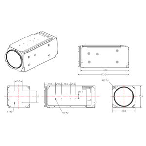 92x modulo telecamera EIS Block Zoom a lungo raggio 6.1 ~ 561mm 1080P IP e SDI Design telecamera CCTV a doppia uscita - Product Image 5