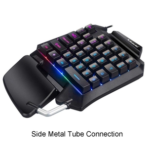 K-Snake G92单小键盘手机游戏夜光机器人机器感官游戏键盘 (黑色) - Product Image 2