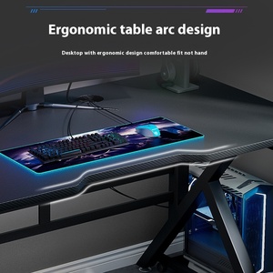 Material de placa de escritorio de ordenador de e-sports moderno Simple para estudio de estudiantes u oficina en casa mesa de trabajo de dormitorio moderno - Product Image 4