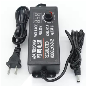 Adattatore di alimentazione universale adattatore di alimentazione variabile da AC a DC regolabile commutabile con schermo di commutazione caricabatteria 3-12V 24V - Product Image 3