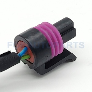 Cable conector de 3 pines hembra para interruptor de presión de aire acondicionado Delphi, enchufes de Sensor de posición del acelerador - Product Image 5