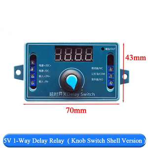 DC 5V 12V 24V 10A modulo relè di ritardo di tempo regolabile LED relè di temporizzazione digitale Timer di ritardo interruttore di controllo del Timer interruttore di controllo - Product Image 6