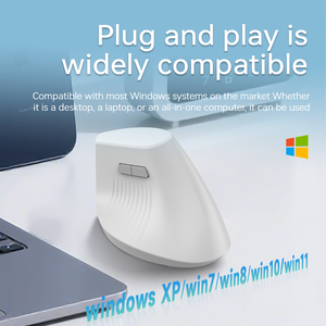 Ajazz Chuột đứng không dây I300 Chuột chơi game chế độ kép 84G 1600DPI nhẹ - Product Image 6