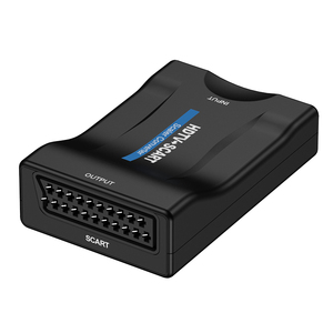 Adaptador de vídeo y audio HD 1080p Convertidor HDTV a SCART para TV y Monitor Dispositivo doméstico con Plug & Play Hecho de plástico duradero - Product Image 5