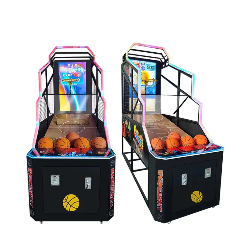 Street Basketball Arcade Game Machine New Style Coin Operated Arcade Game Machine