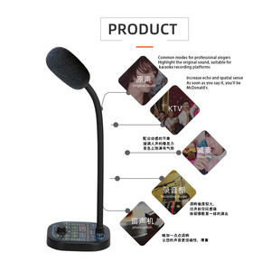 USB Plug and Play <strong>Computer</strong> Desktop Microphone Mobile Live Streaming Game Sound Card Voice Changer - Product Image 6