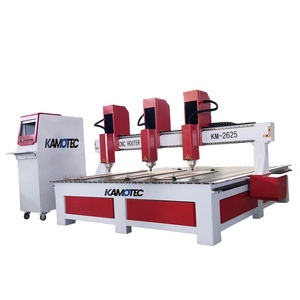 Enrutador de madera CNC de cabezales múltiples de alta eficiencia, fresadora CNC 3D de 5 ejes, mesa giratoria, máquina enrutadora Cnc de cabezales múltiples - Product Image 1