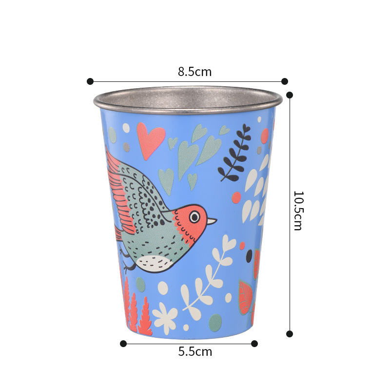 Cold-change color mug #1 (pure titanium beer mug)