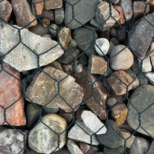 Landschafts dekoration Verstärkung Stahldraht Mesh Cage Net Outdoor Ornamental Stone Cage Net Schutz netz