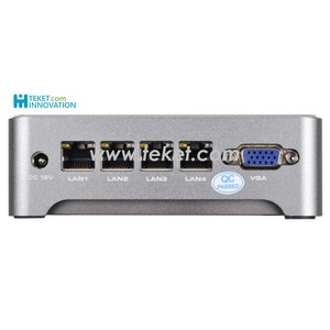 S4-J1900NF Intel J1900/J1800 Mini PC con struttura di raffreddamento senza ventola con 4 * Gigabit Ethernet VGA USB2.0 USB3.0 - Product Image 5