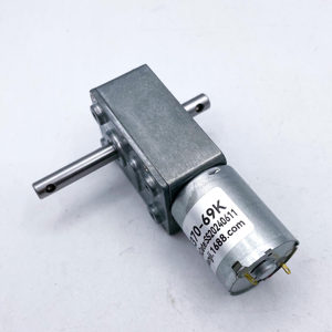 高扭矩蜗轮减速机电机12V 24V 3转/分 ~ 600转/分速度可调直流减速机微电机飞碟捕捉器 - Product Image 4