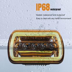 50W कार एक्सेसरीज के नेतृत्व में काम हल्का ट्रक ड्राल आयताकार हेडलाइट 5 इंच ट्रक ड्राइवर सहायक हेडलाइट - Product Image 4