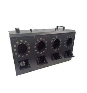 1400W RGBW <strong>LED</strong> Fog Bubble Machine with <strong>DMX</strong> <strong>Control</strong> 4 Smoke Outlet Cyclorama Lights <strong>for</strong> Weddings and Events - Product Image 5
