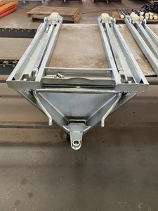 CJLIFT 2吨2000千克3 5吨中国搬运手动液压镀锌卡车尼龙车轮托盘叉车千斤顶价格出售 - Product Image 3