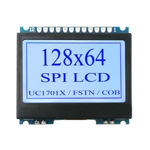 Leiterplatte 128x64 Grafik-LCD FSTN Trans flektive 12-polige SPI-Schnitts telle COG Monochrom-LCD-Anzeige modul - Product Image 1