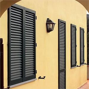 Venda quente janela obturador aço Louvers China fornecedor alumínio interior segurança persianas