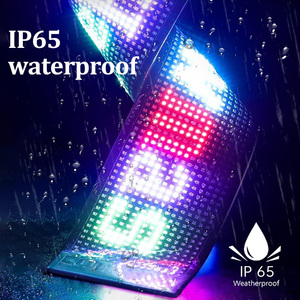 Weihnachten Programmier barer flexibler LED-Bildschirm Erstellen Sie festliche Atmosphäre Bunte APP-Steuerung 16*96 LED Matrix Pixel Screen Panel - Product Image 4