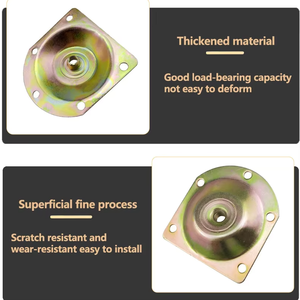 Nhà đương đại phần cứng sofa chân Heavy Duty kim loại gỗ Bảng chân Bracket với bevel góc bevel sửa chữa cho ghế - Product Image 4