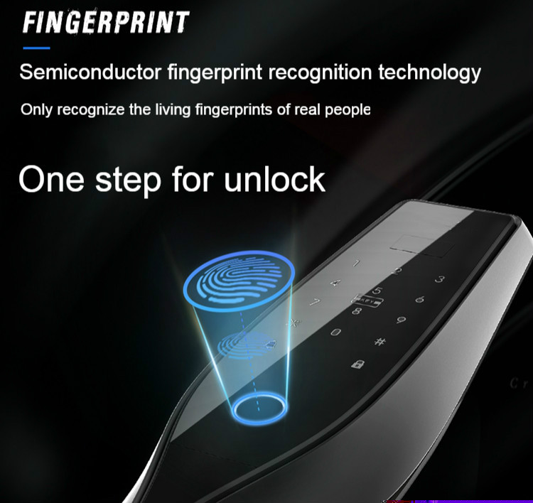 Doubwin Factory Price S888max Face ID Intelligent Door Lock Usmart Go Lock Fingerprint Palmprint Password Smart Wifi Door Lock