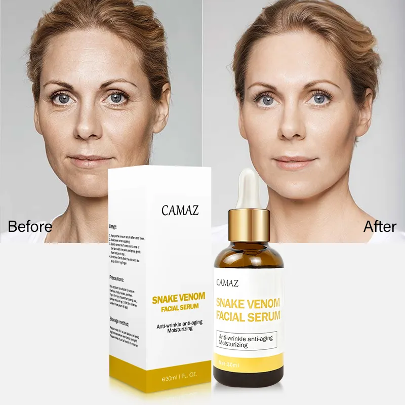 CAMAZ Factory Price Collagen Anti-aging Serum Snake Venom Facial Serum Skin Care Serum For Face