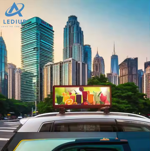 LEDIUP Taxi верхний светодиодный дисплей двухсторонняя прокрутка текстовое сообщение Автомобильный светодиодный вывеска экран - Product Image 4