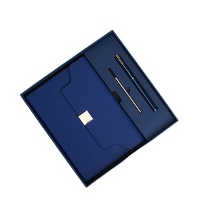 Misafirler için 2023 düğün hediyeleri A5 ağacı katlama dizüstü 16G USB Flash sürücü ve kalem ofis 4 1 hediye seti - Product Image 1
