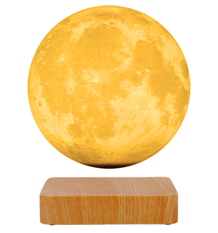 18cm moon clear wooden