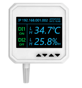 Web <strong>Temperature</strong> Humidity Sensor Ethernet Interface POE Power <strong>TCP</strong> UDP SNMP Protocol <strong>Data</strong> <strong>Logger</strong> - Product Image 1