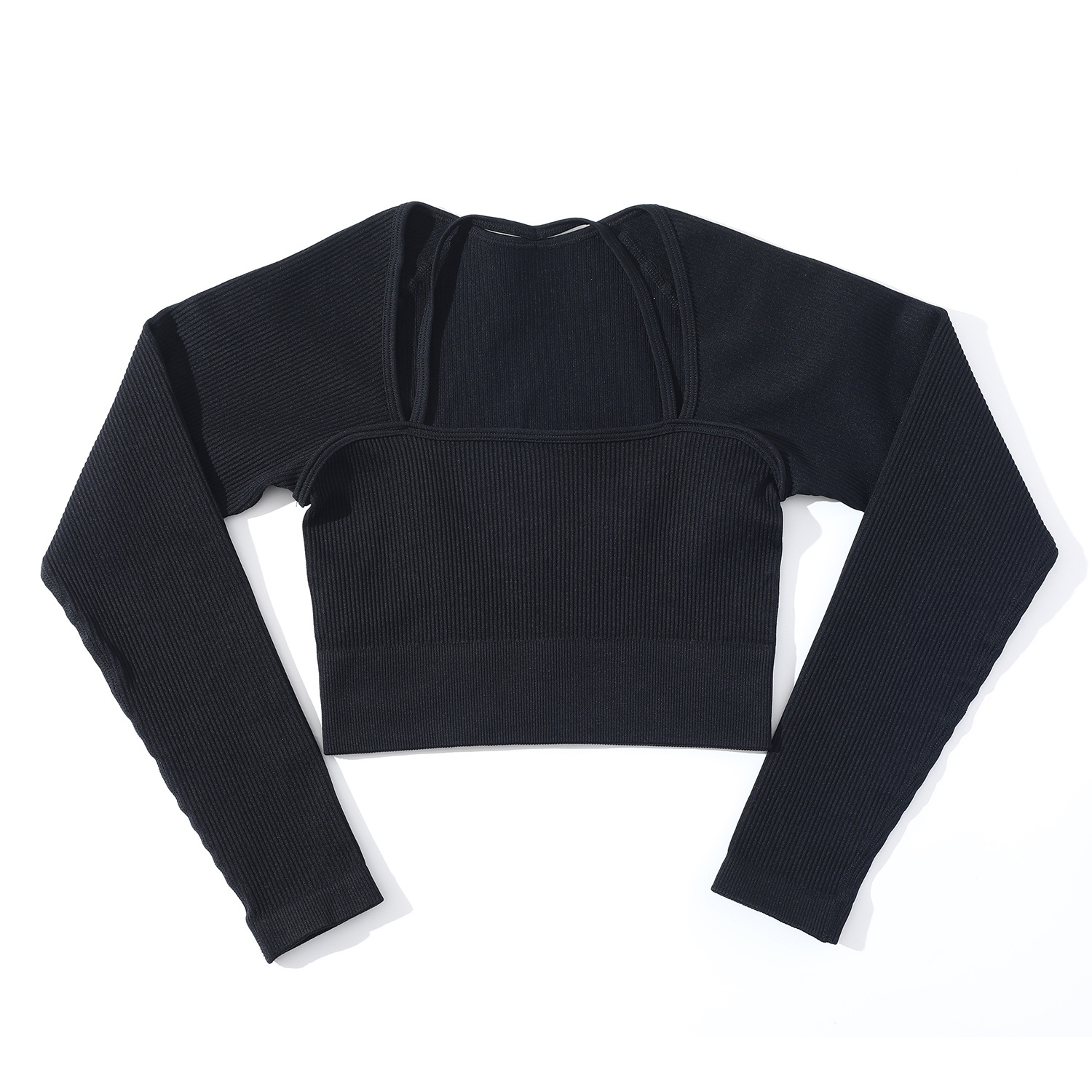 G9215 Noir-Manches Longues