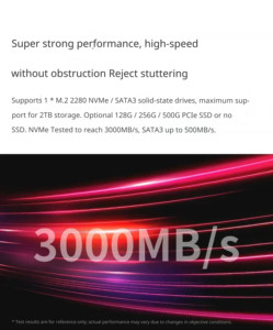 デュアルDDR4デスクトップコンピューター3モニターインターフェース8 USBゲームミニPC Intel N100プロセッサーシリーズSSD Win 11 10 Linuxをサポート - Product Image 6