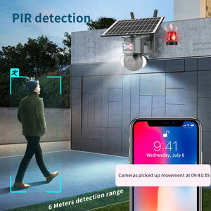 Cámara solar iluminación exterior CMOS Sensor PTZ detección de movimiento bala bidireccional Audio IP67 con lente de 3,6mm - Product Image 3