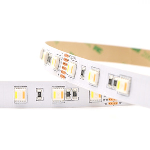 RGB CCT <span class=keywords><strong>5in1</strong></span> Led şerit RGBWW 12V 24V 5M 10M kırmızı yeşil mavi beyaz beş renkli RGBCW akıllı kontrol esnek 5050 Led şeritler ışıkları